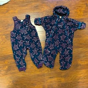 Patagonia fleece snow outfit